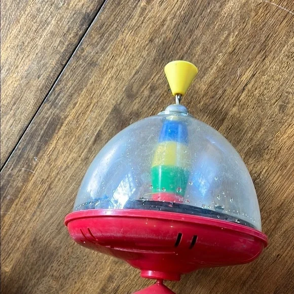 Vintage Plastic SPINNER TOY, Spinner Train Toy, USSR, 1980s - Picture 8 of 17